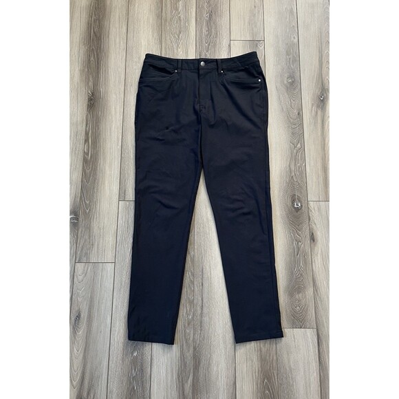 Lululemon ABC Warpstreme Dark Gray Pants Men Size 30” x 30” *DEFECT* - Picture 1 of 8